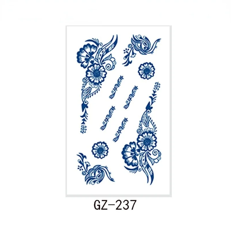 Net Red Herbal Juice Tattoo Sticker Semi-permanent Waterproof Sweat Resistant Tattoo Masking Scar Tattoo Sticker