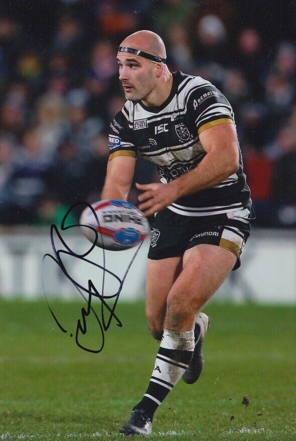 Danny Houghton Hand Signed 12x8 Photo Poster painting - Hull FC - Rugby League Autograph.