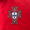 2024 Portugal Reversible Windbreaker Red White Football Jersey 1:1 Thai Quality