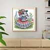 Peter Rabbit Partial Stamped Cross Stitch Kit 14CT 2 Strands 30x30cm DIY Embroidery Needlepoint