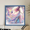 Colorful Butterfly Girl-11CT Stamped Cross Stitch 40*40cm