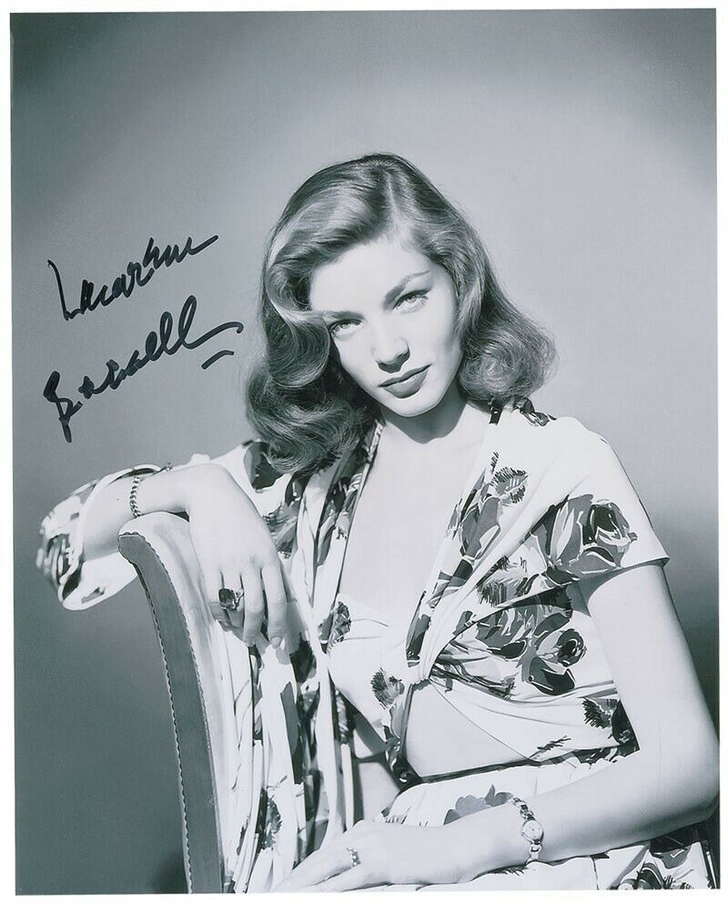 Lauren Bacall 8 X 10 Autographed Photo Poster painting How to Marry A Millionaire (Reprint LB03)