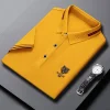 Men's Simple Embroidered Polo Shirt