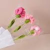 (Finished Product)Crochet Carnation Artificial Carnation Exquisite Aesthetic for Gift Home Office Decor