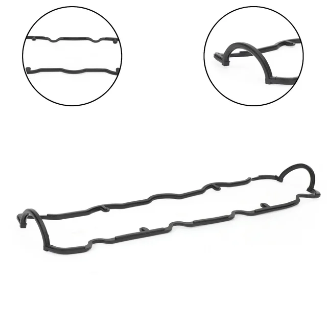 Garlaven Engine Valve Cover Gaskets 1.9L For VW BEETLE GOLF JETTA TDI 98-07 038103469E Black