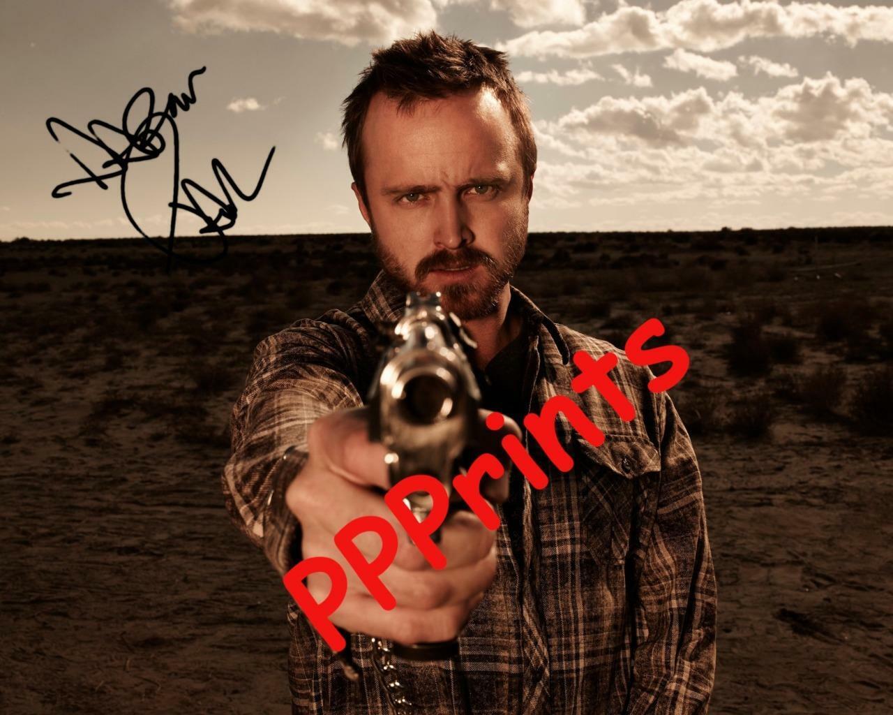 AARON PAUL AUTOGRAPH 10X 8