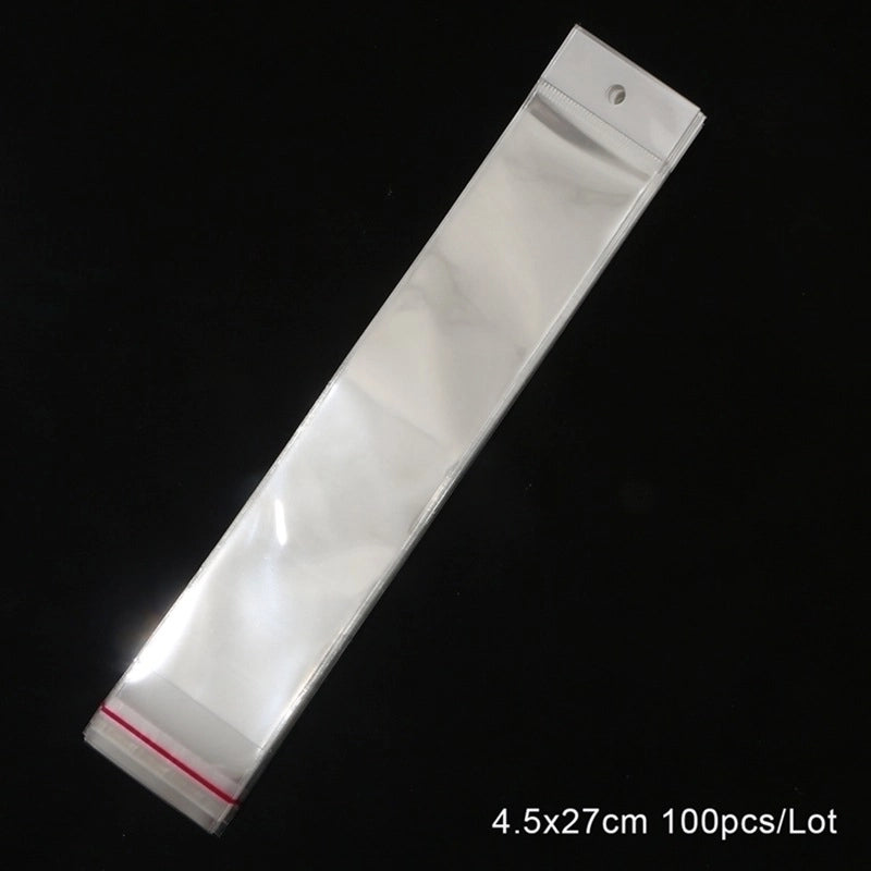 Minimalist Commute Solid Color Plastic Jewelry Packaging Bags