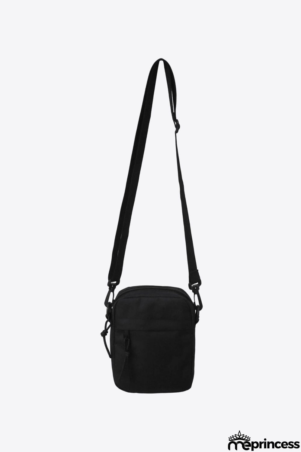 Wide Strap Polyester Crossbody Bag