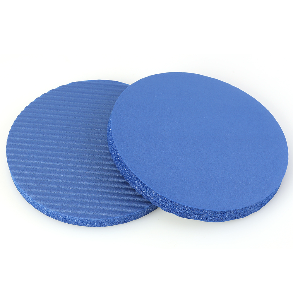 

2x Plank Workout Round Knee Pad Fitness Push-up Yoga Protective Rebound Mat, Blue, 501 Original