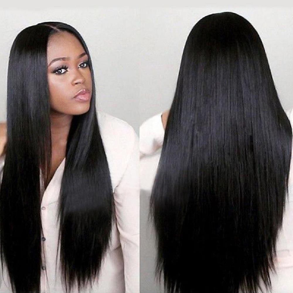 Female Fashion Face Trimming with Long Straight Hair