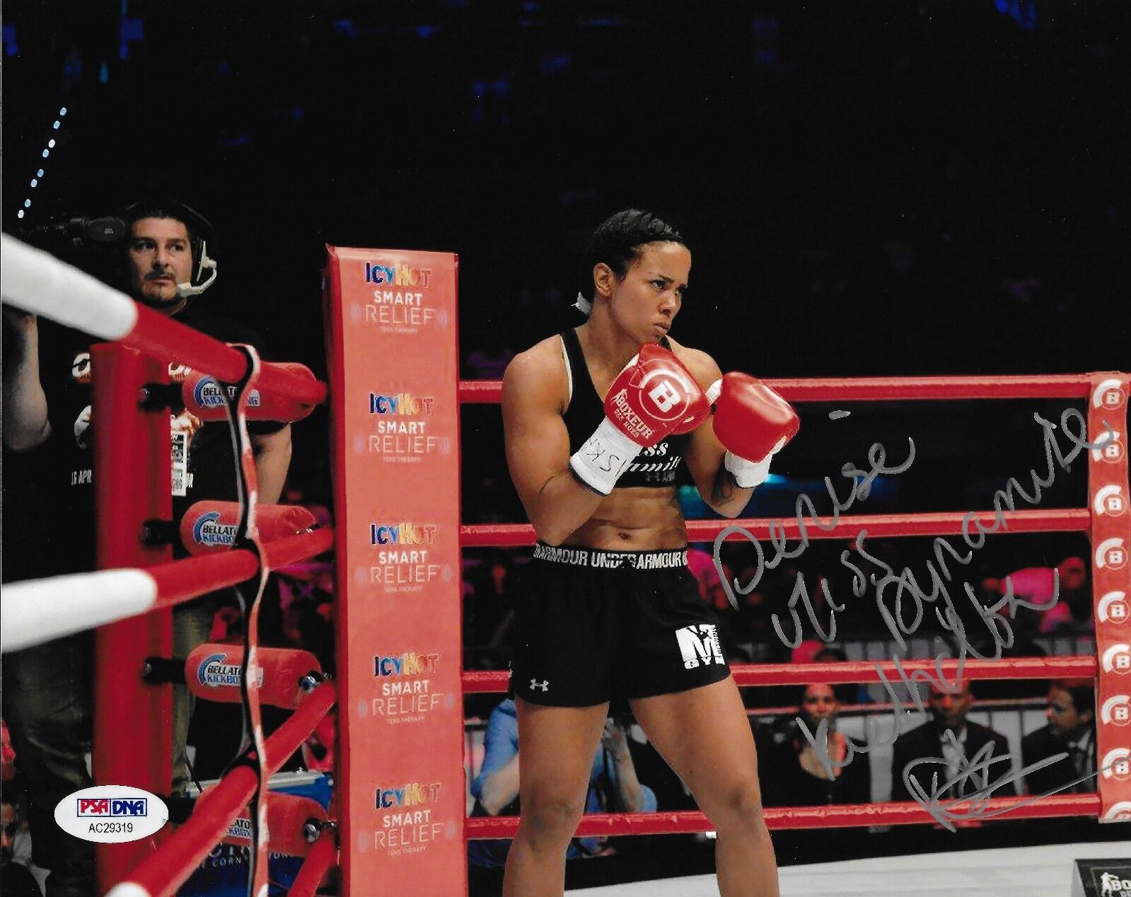 Denise Kielholtz Signed 8x10 Photo Poster painting PSA/DNA COA Miss Dynamite Bellator Kickboxing