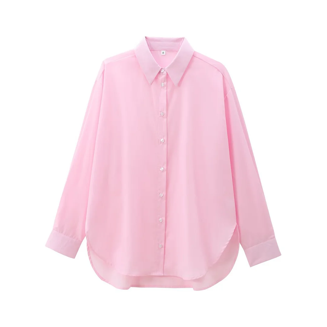 Nigikala Nigikala Autumn Fashion New Loose Cotton Shirt Women's M56865