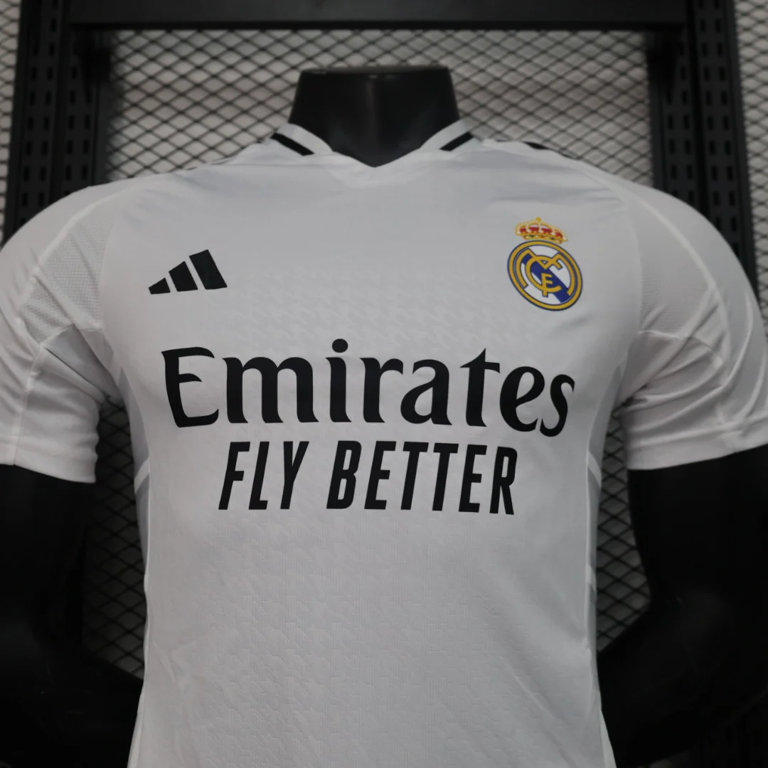 2024/2025 Player Version Real Madrid Home Soccer Jersey