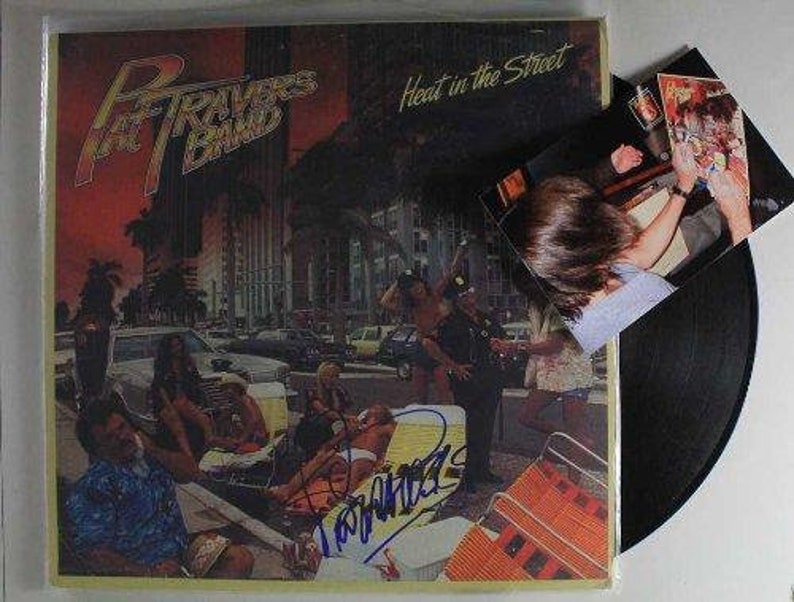 Pat Travers Signed Autographed Heat in the Street