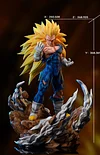 1/6 & 1/4 Scale Super Saiyan 3 Son Goku & Vegeta - Dragon Ball Resin Statue - Kylin Studio