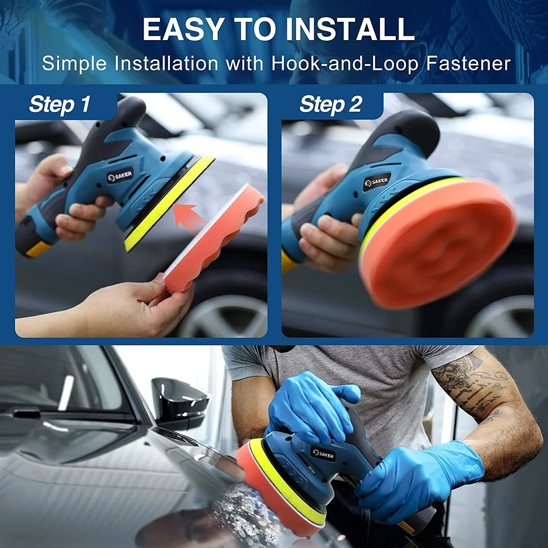 SAKER® Cordless Car Buffer Polisher