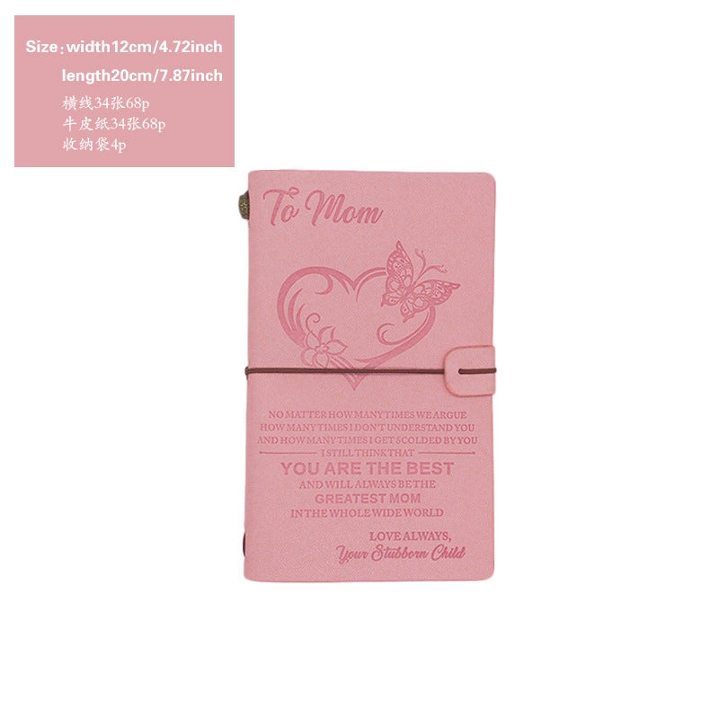 Creative Letter Imitation Leather Stationery Travel Journal Book Notebook