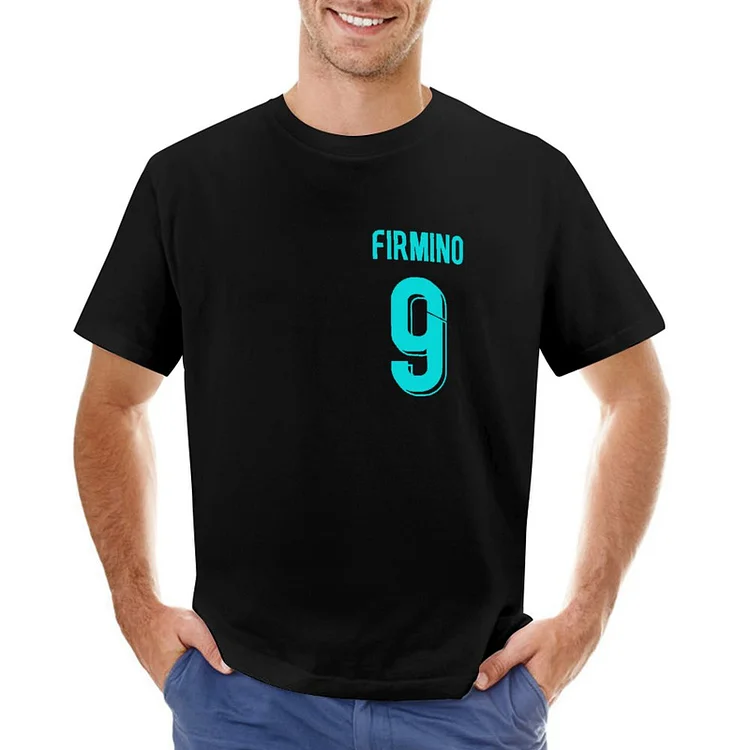 Roberto Firmino Inspired 9  Third Men's Soccer Culture Tee