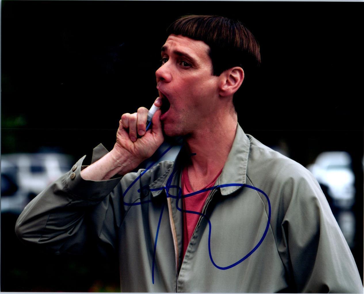 Jim Carrey 8x10 Signed Autographed Photo Poster painting Picture with COA