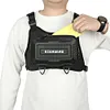 Sports Chest Bag Chest Fanny Pack Adjustable Strap Breathable for Cycling Hiking