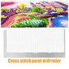 1020 Holes Diamond Painting Net Ruler Point Drill Ruler DIY Needlework Accessory (140)