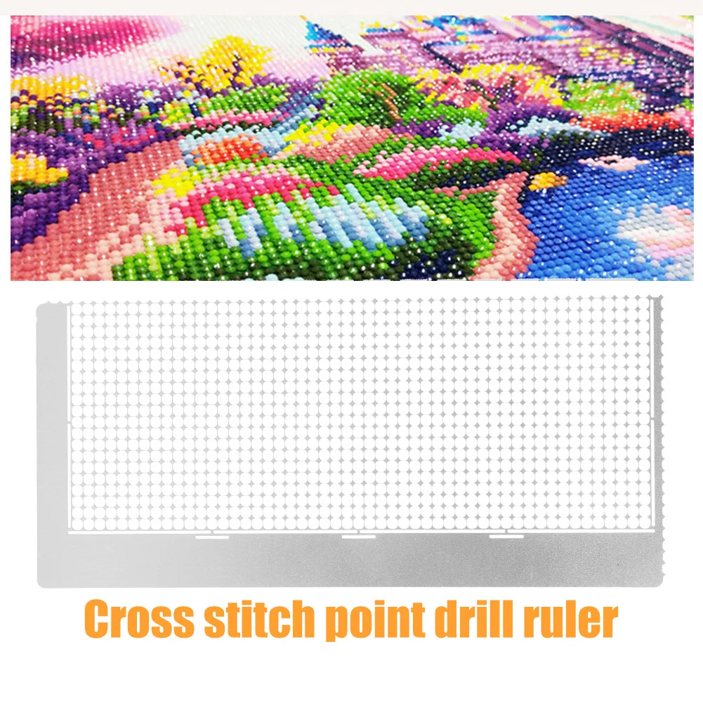 Diamond Painting Net Ruler Point Drill Ruler DIY Needlework Tool Accessory