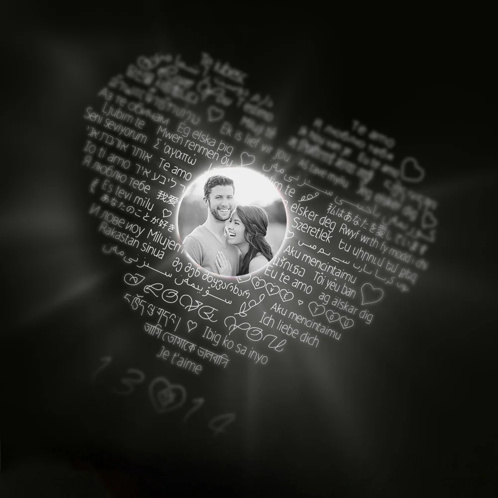 Personalized Sunflower Projection Necklace