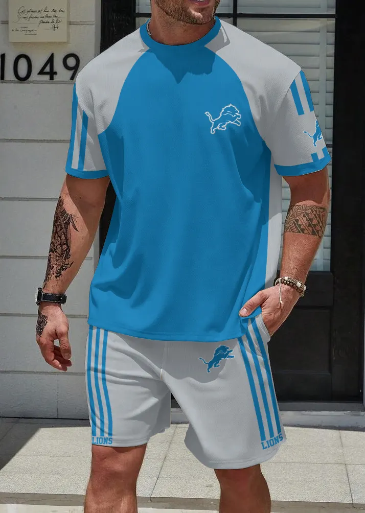 Detroit Lions Limited Edition Top And Shorts Two-Piece Suits