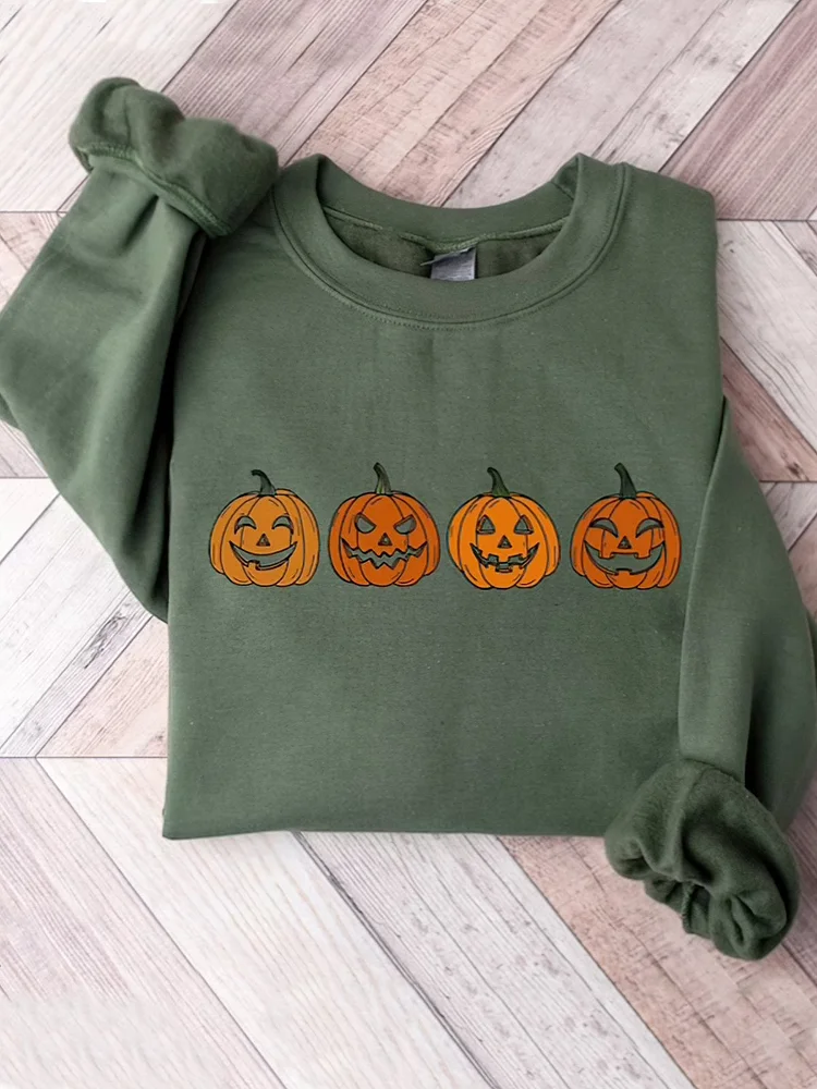 halloween pumpkin sweatshirt