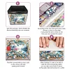 (US Local)DIY Diamond Painting Storage Box Canvas Organizer Box Diamond Painting Kit (F)