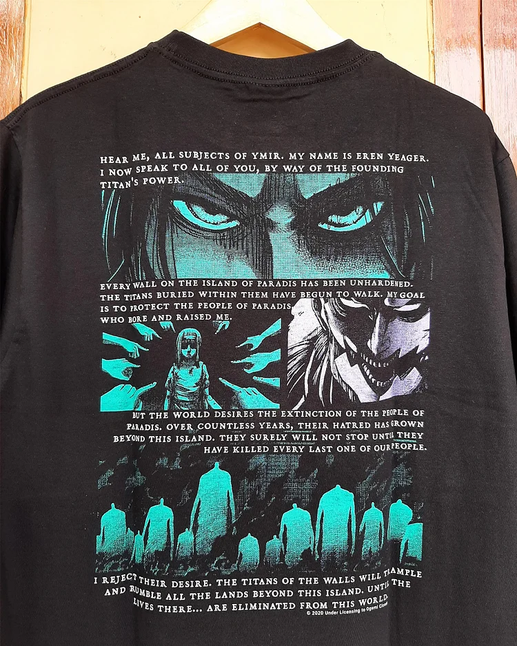 Attack On Titan Retro T-shirt weebmemes