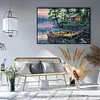Lakeside-14CT Stamped Cross Stitch Kit(30*21cm)