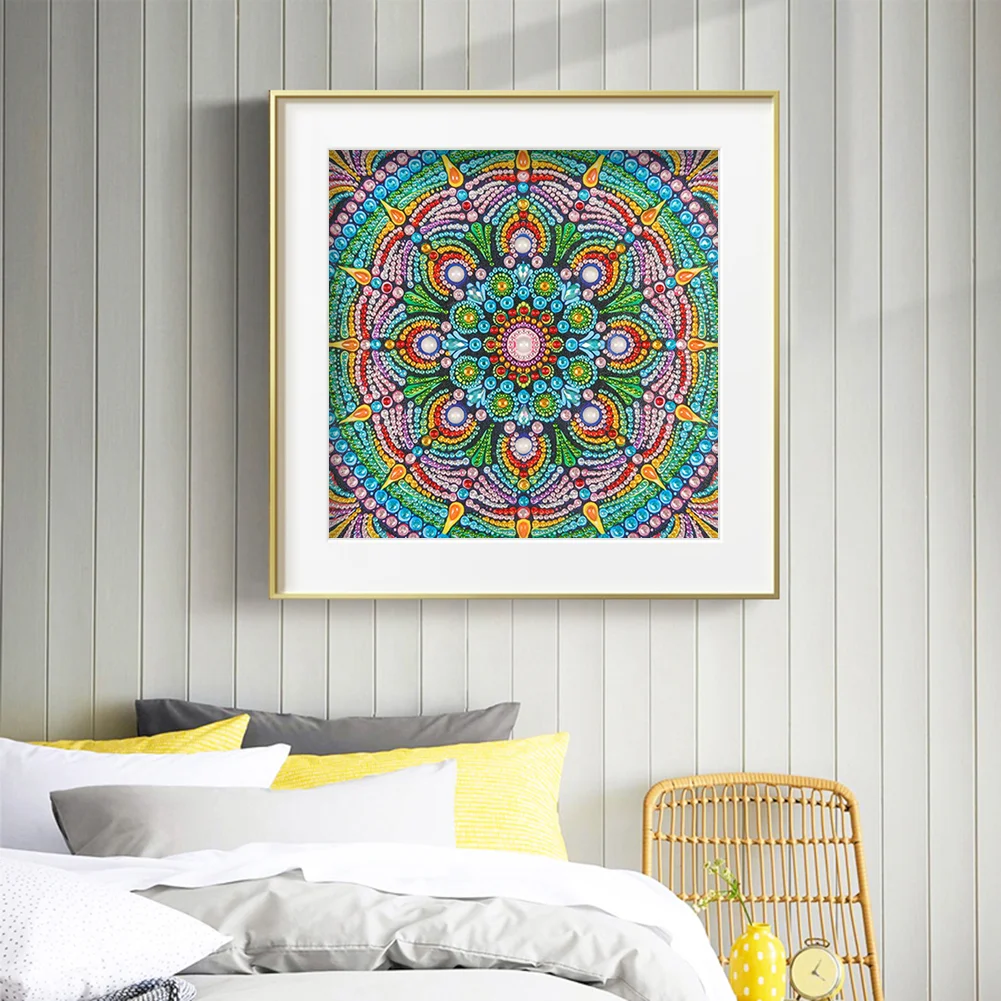 Diamond Painting - Special Shaped Drill - Mandala(30*30cm)