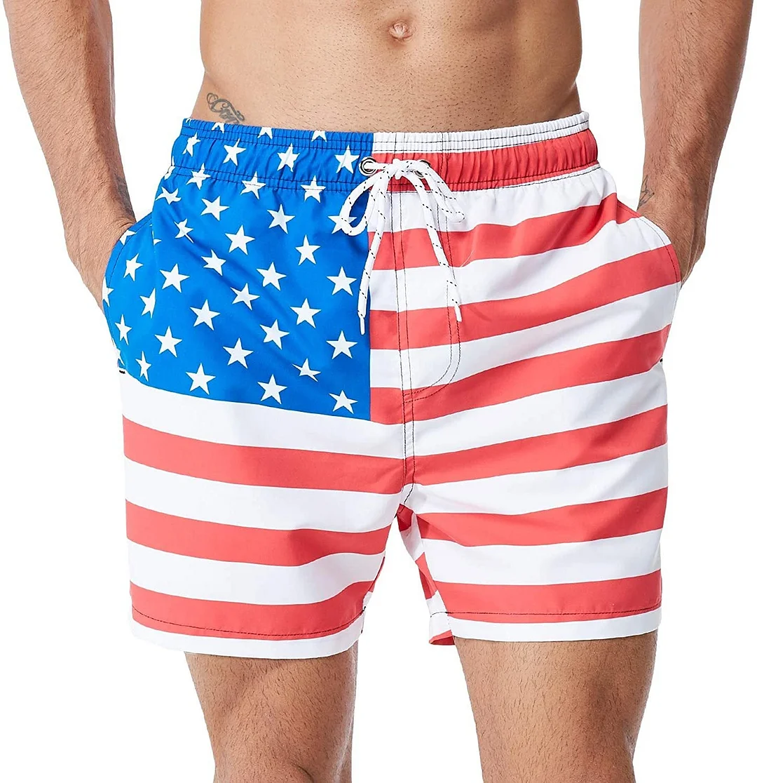 Aonga 2025 Summer Board Shorts Swimming Trunks Male Resorts Surf Beachwear Beach Shorts Men Swimwear Mesh Lining Men's Clothing Pants aonga