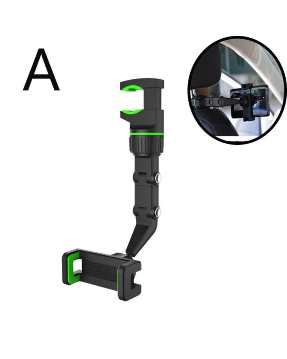 (Hot sell - 39% OFF) 360 Car Rearview Mirror Mount Stand Holder for Cell Phone (Buy 2 Get Free Shipping)
