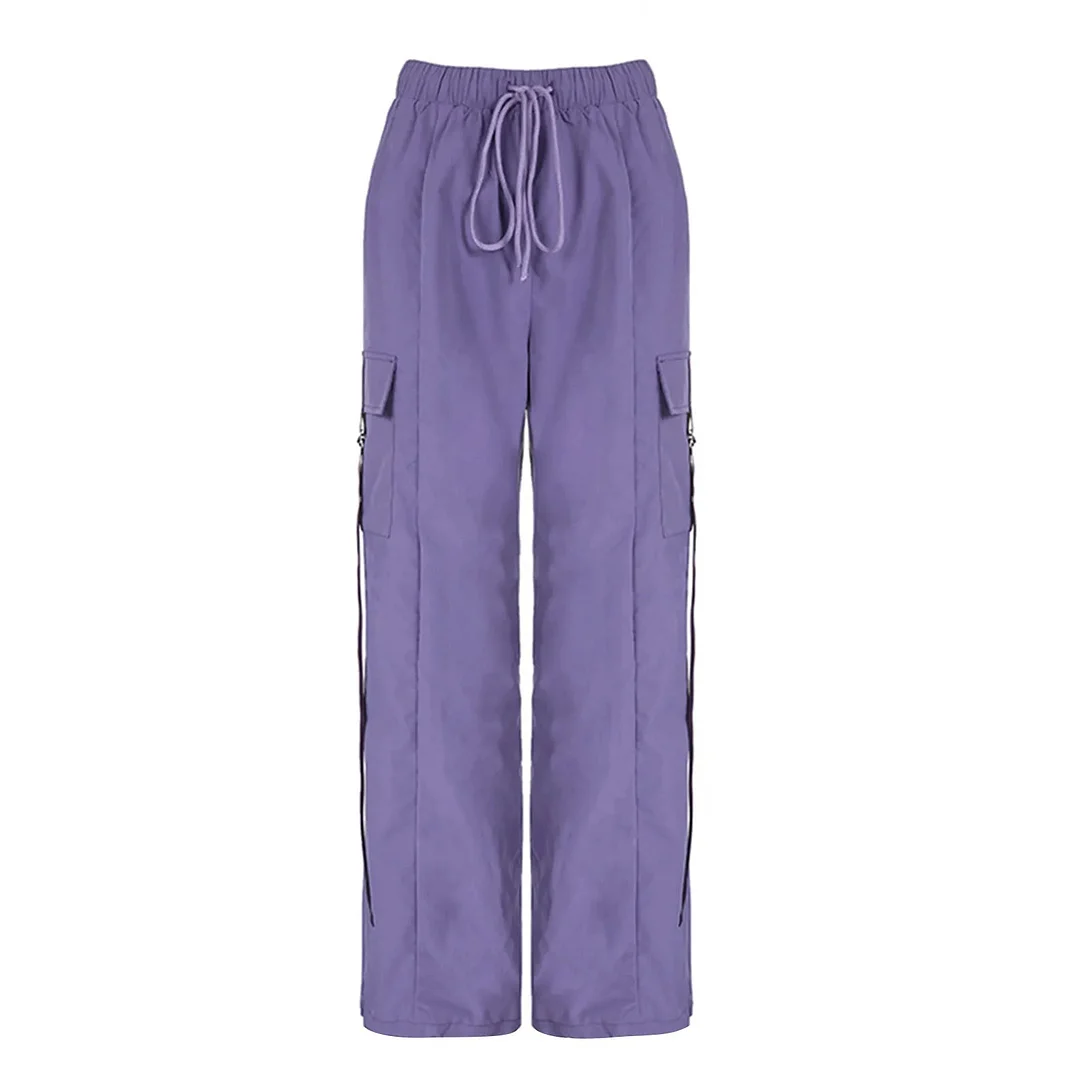 Baggy Purple Cargo Pants