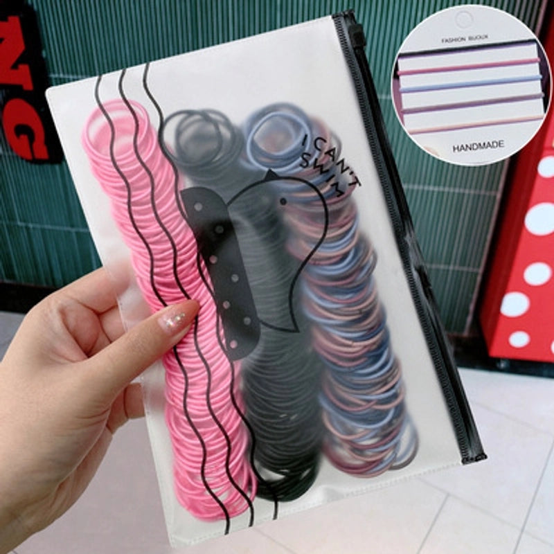 Hair Tie Rubber Band Female Small Hair Band Children’s Hair Rope Hair Rope Girl Baby Rubber Band Does Not Hurt Hair Elastic Good Simple