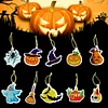 10Pcs Ornement D&rsquo;Halloween Diamant Pendentif