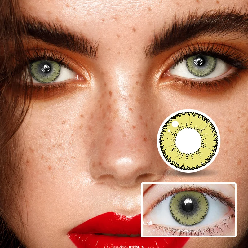 NEBULALENS Little Devil Brown Colored Contact Lenses NEBULALENS