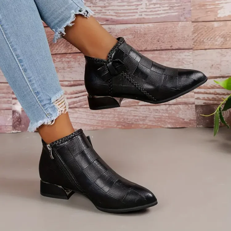 Ankle-High Shoes For Women | Low Heel