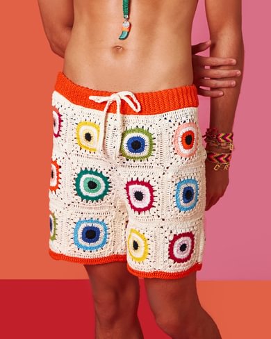 Fashion Knitted Resort Shorts for Men