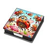 Leather Animals Diamond Painting Notecard Box Flowers Gem Art Sticky Note Holder