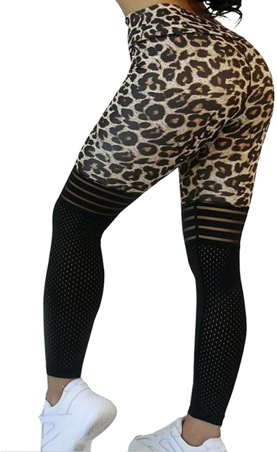 Simple Leopard Workout Leggings for Weight Loss