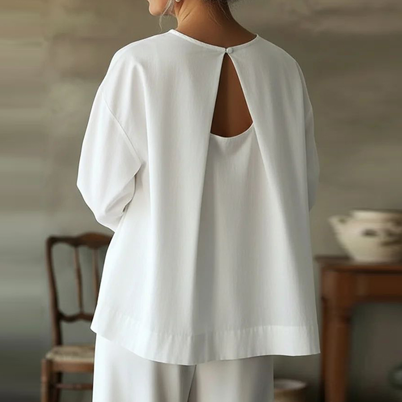 Women's Casual Shirt Linen Blend Tops wearshes