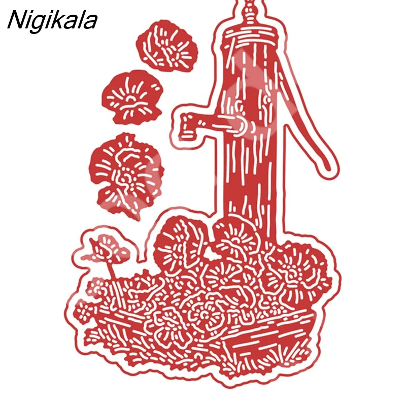 Nigikala New Arrival Bunny Mushroom Flowers Metal Cutting Dies Scrapbook Diary Decoration Embossing Template Diy Card Handmade