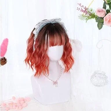 Lolita Two Color Short Curly Wig SP15666
