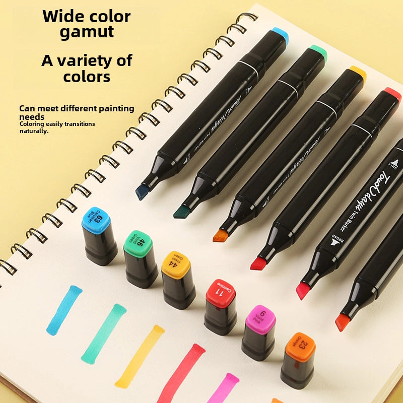 Touch Double Head Marker Pen Alcohol Oily Watercolor Pen Children Art Special Painting Set