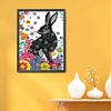 >SALE<Partial Embroidery Eco-cotton Thread 14CT Printed Rabbit Cross Stitch 29x41cm