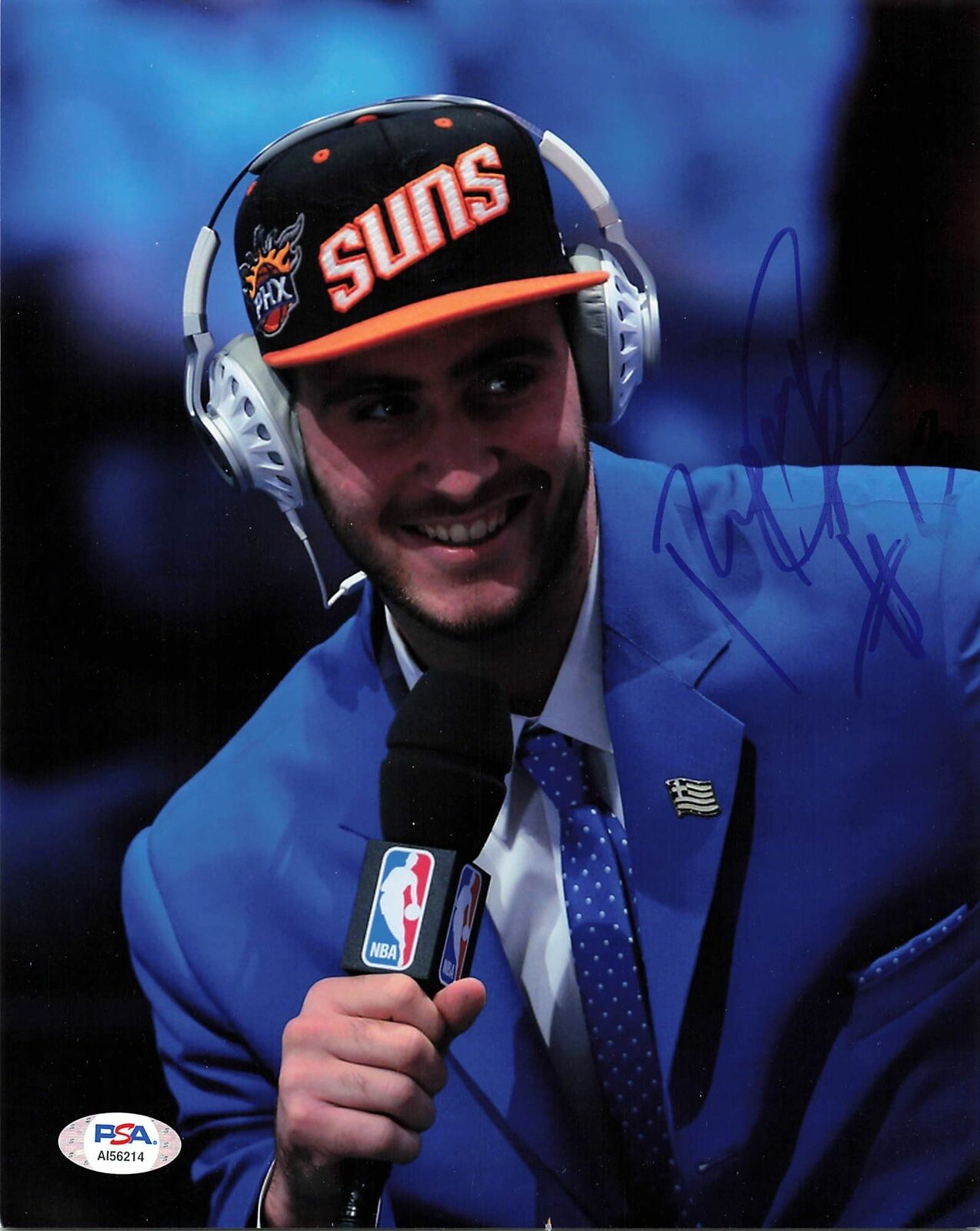 GEORGIOS PAPAGIANNIS signed 8x10 Photo Poster painting PSA/DNA Phoenix Suns Autographed