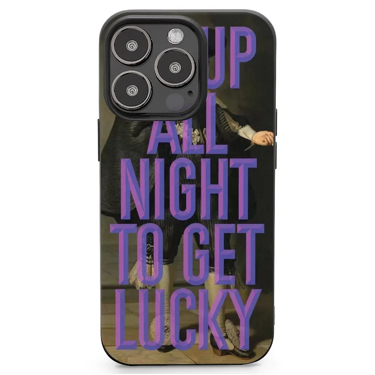 Get Lucky Mobile Phone Case Shell For IPhone 13 and iPhone14 Pro Max and IPhone 15 Plus Case - Heather Prints Shirts